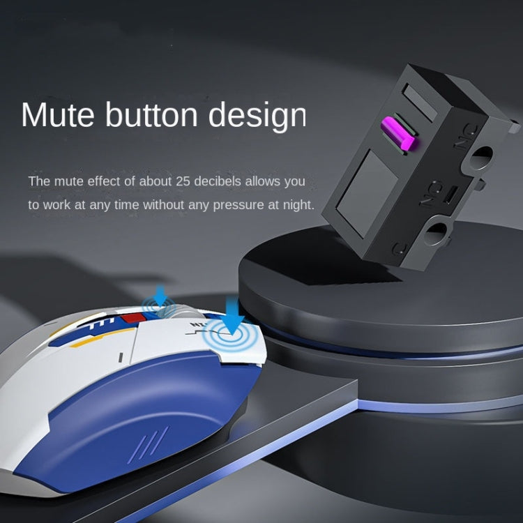 Inphic F9 Mecha Wireless Mouse Charging Office Game Mouse(Single Model 2.4G) - HoMEdemic™ 