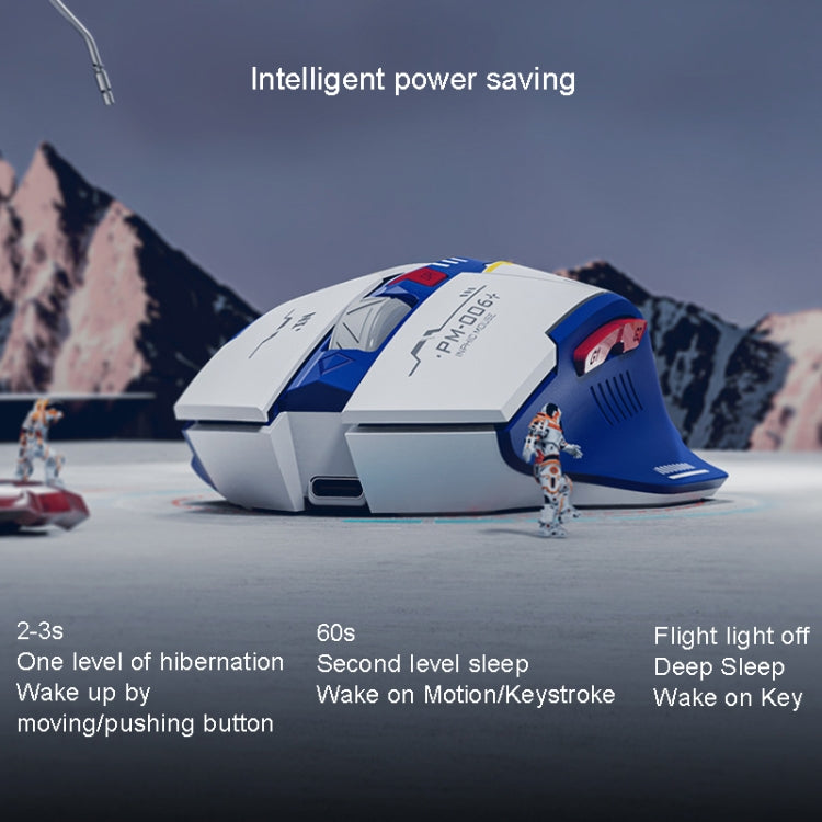 Inphic F9 Mecha Wireless Mouse Charging Office Game Mouse(Single Model 2.4G) - HoMEdemic™ 