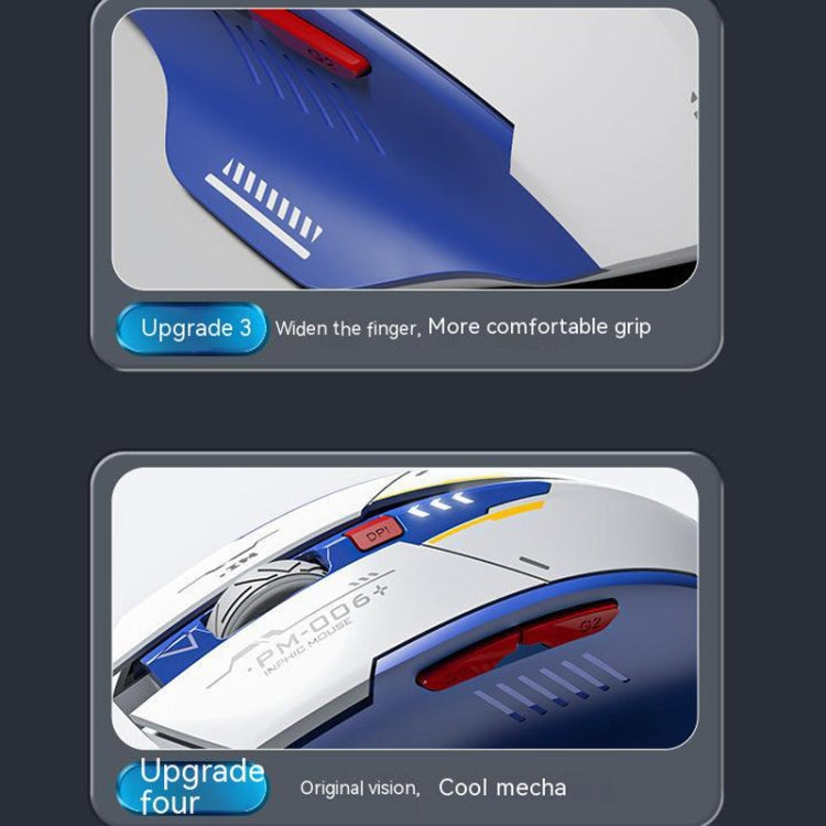 Inphic F9 Mecha Wireless Mouse Charging Office Game Mouse(Single Model 2.4G) - HoMEdemic™ 