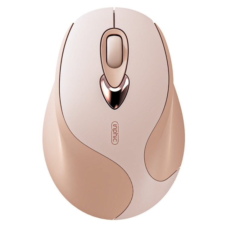 Inphic M8 Wireless Mouse Charging Quiet Office Home 2.4G USB Mouse(Milk Tea) - HoMEdemic™ 