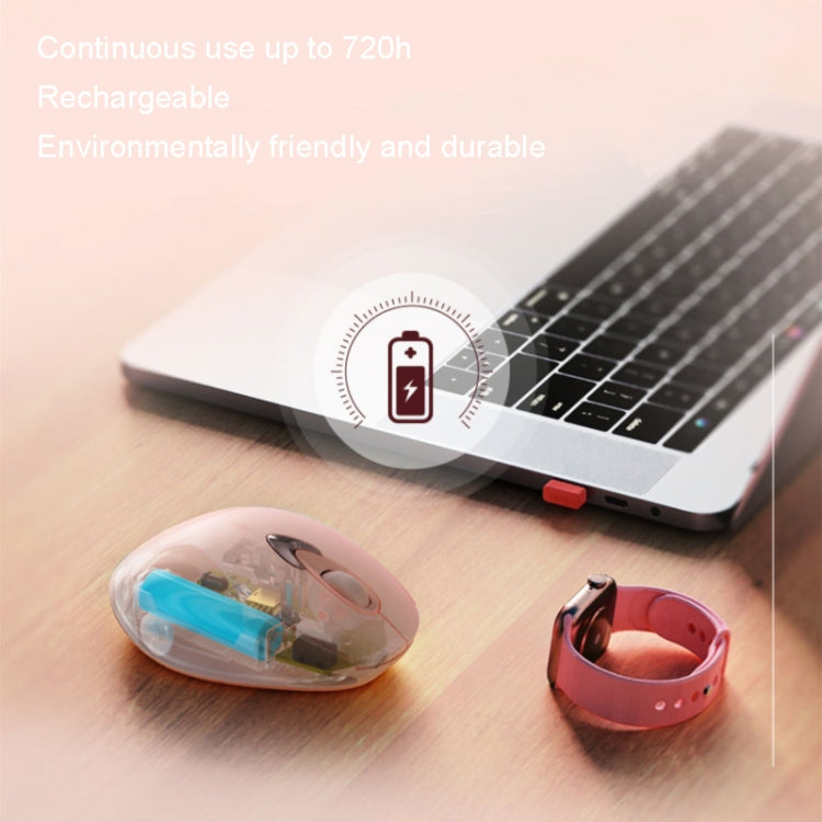 Inphic M8 Wireless Mouse Charging Quiet Office Home 2.4G USB Mouse(Milk Tea) - HoMEdemic™ 