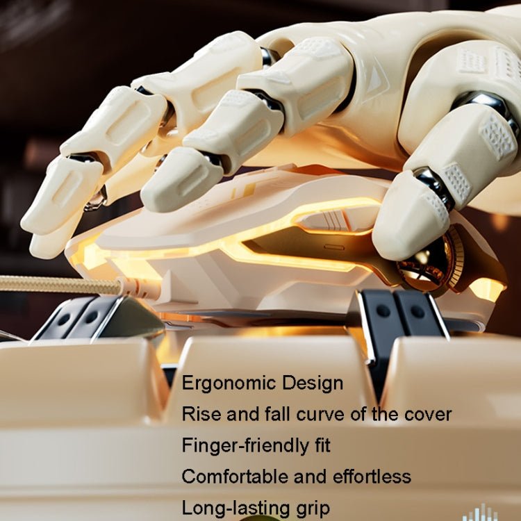 Inphic PW5 Mecha Wired Game Mouse Macro Definition Light Mute Office USB Computer Mouse - HoMEdemic™ 