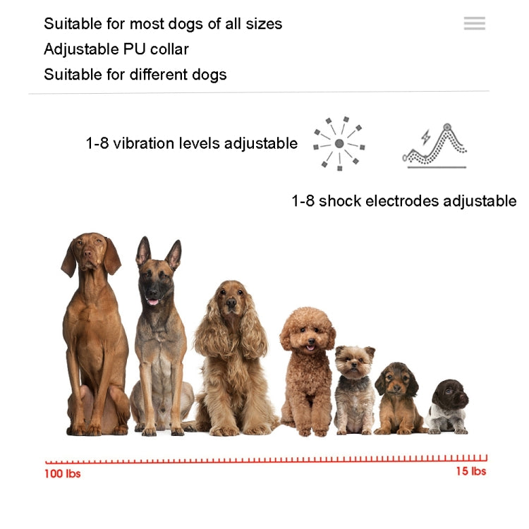 Intelligent Automatic Electric Strike Collar Touch Digital Display Rechargeable Waterproof Dog Trainer Stop Barker - HoMEdemic™ 