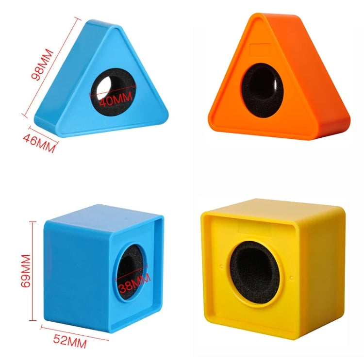 Interview Microphone Logo Flag Station, Spec: Triangular Orange - HoMEdemic™ 