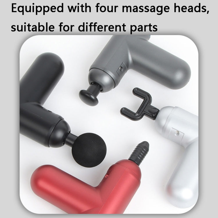 J12A Mini Vibrating Massage Button Type Fascia Gun, Specification: Gray - HoMEdemic™ 