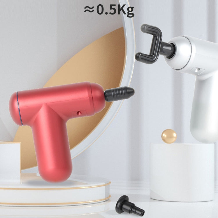 J12A Mini Vibrating Massage Button Type Fascia Gun, Specification: Gray - HoMEdemic™ 