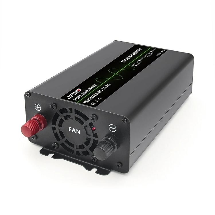 JFIND JF02 12V to 220V Pure Sine Wave Power Inverter, Universal Plug, Rated Power: 1000W; Instantaneous Power Rating: 2000W - HoMEdemic™ 