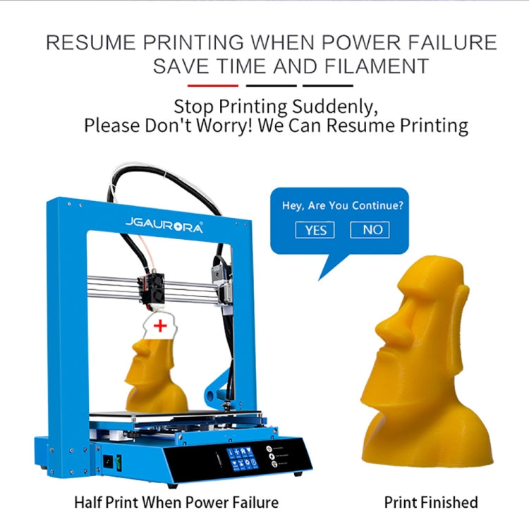 JGAURORA A1 Desktop High Precision Metal Plate Frame Three-Dimensional Physical 3D Printer - HoMEdemic™ 
