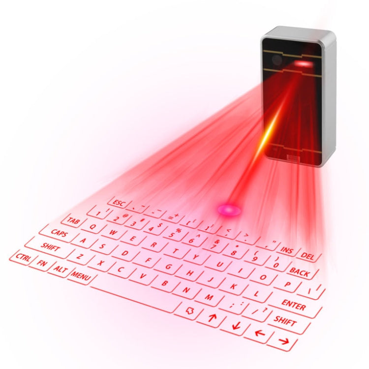 JHP-Best Portable Virtual Lasers Keyboard Mouse Wireless Bluetooth Lasers Projection Speaker(Silver) - HoMEdemic™ 