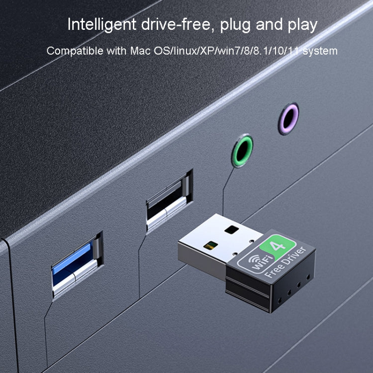 JINGHUA 150M Dual-Band Wireless Network Card Computer External 2.4G/5G USB WiFi Receiver Transmitter - HoMEdemic™ 