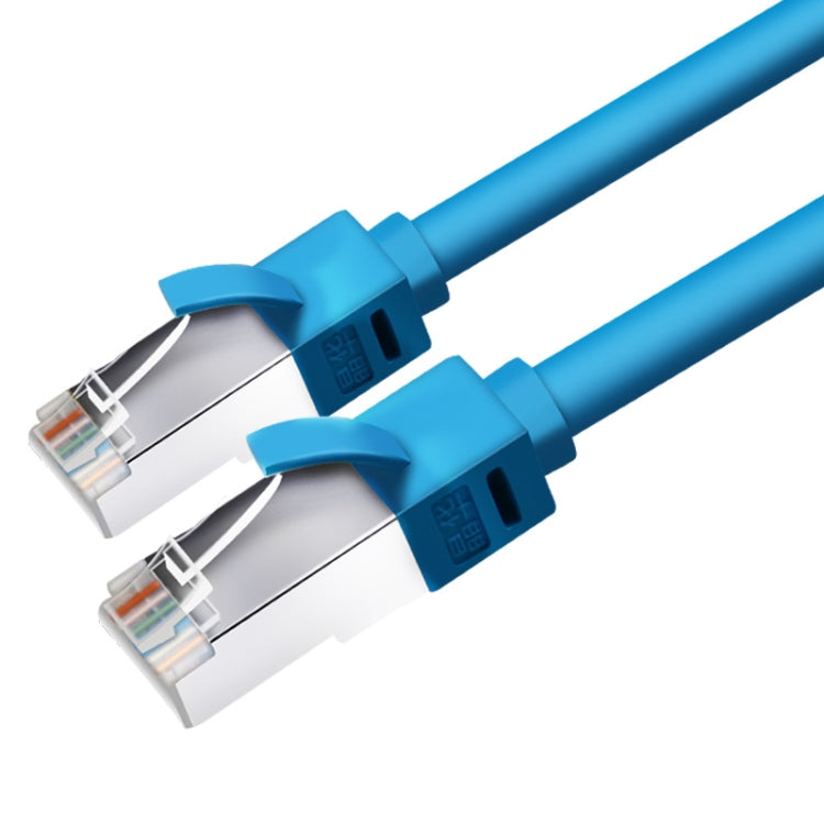 JINGHUA Category 6 Gigabit Double Shielded Router Computer Project All Copper Network Cable, Size: 5M(Blue) - HoMEdemic™ 