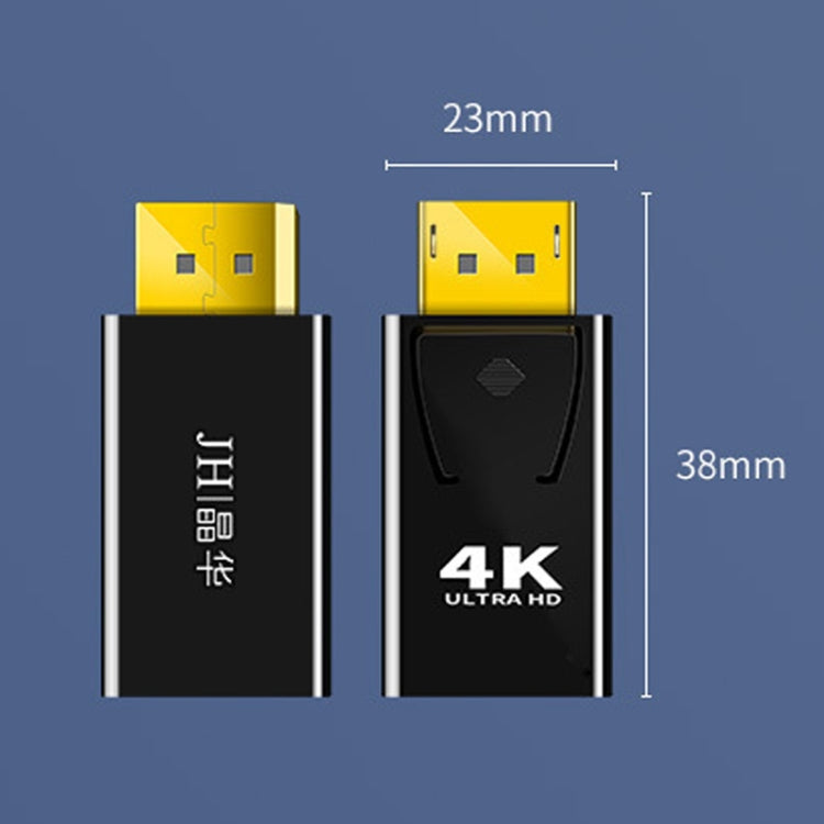 JINGHUA DP Male To HDMI Female Adapter Video Audio Connector, Style: 4K Universal Version - HoMEdemic™ 