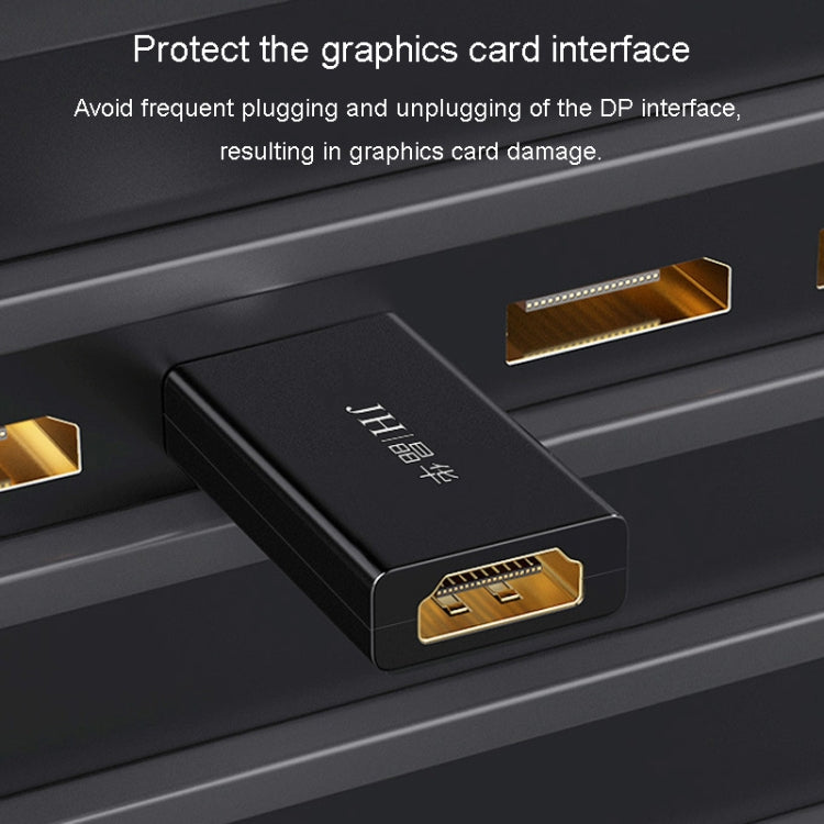 JINGHUA DP Male To HDMI Female Adapter Video Audio Connector, Style: 4K Universal Version - HoMEdemic™ 