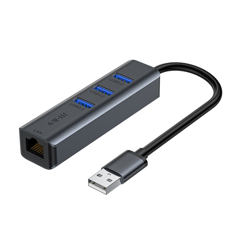 JINGHUA Gigabit LAN Converter For Computer External Driverless Network Card, Specification: USB3.0 Four Port - HoMEdemic™ 