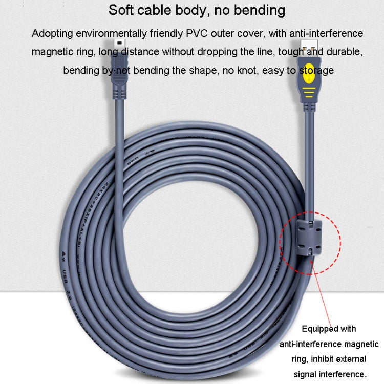 JINGHUA USB2.0 To T-Port Connection Cable MINI5Pin Data Hard Disk Cable, Length: 1.5m - HoMEdemic™ 