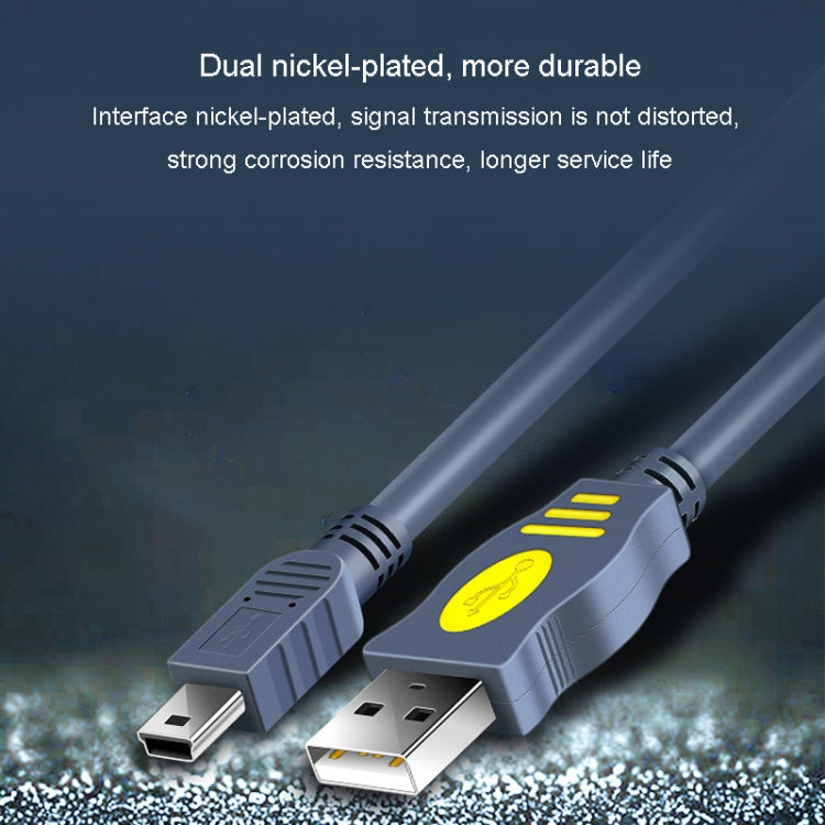 JINGHUA USB2.0 To T-Port Connection Cable MINI5Pin Data Hard Disk Cable, Length: 1.5m - HoMEdemic™ 