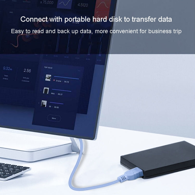 JINGHUA USB2.0 To T-Port Connection Cable MINI5Pin Data Hard Disk Cable, Length: 1.5m - HoMEdemic™ 