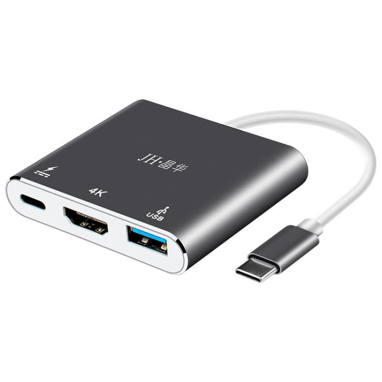 JINGHUA Z321 Multifunctional HUB Docking Station Converter, Interface: Type-C To HDMI+PD+USB - HoMEdemic™ 