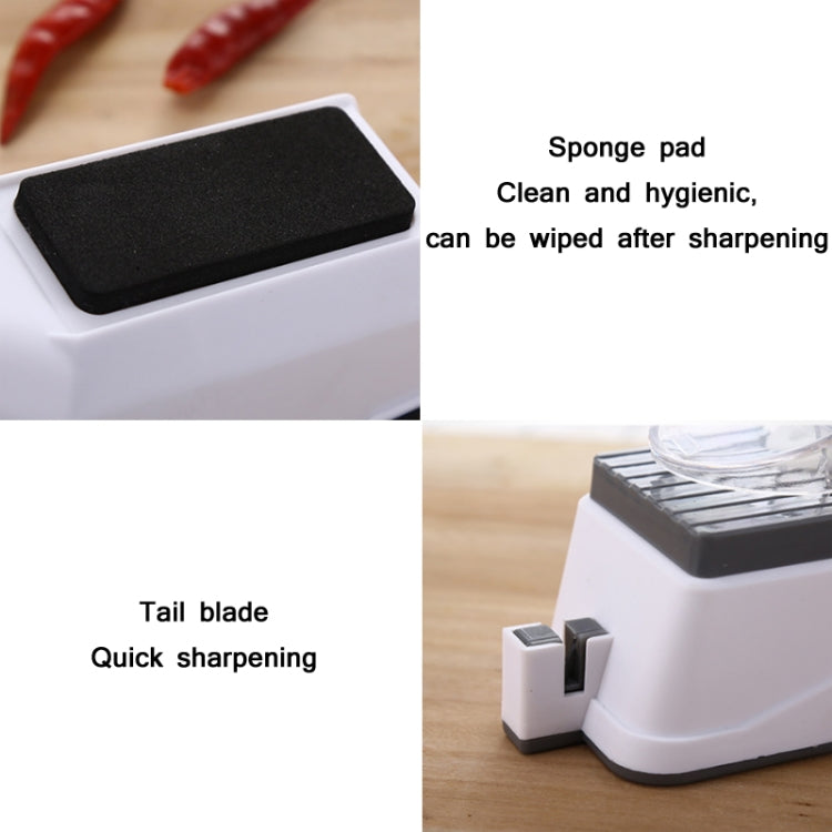JJ-1 Kitchen Electric Double Sided Knife Sharpener, Specification: USB Plug - HoMEdemic™ 