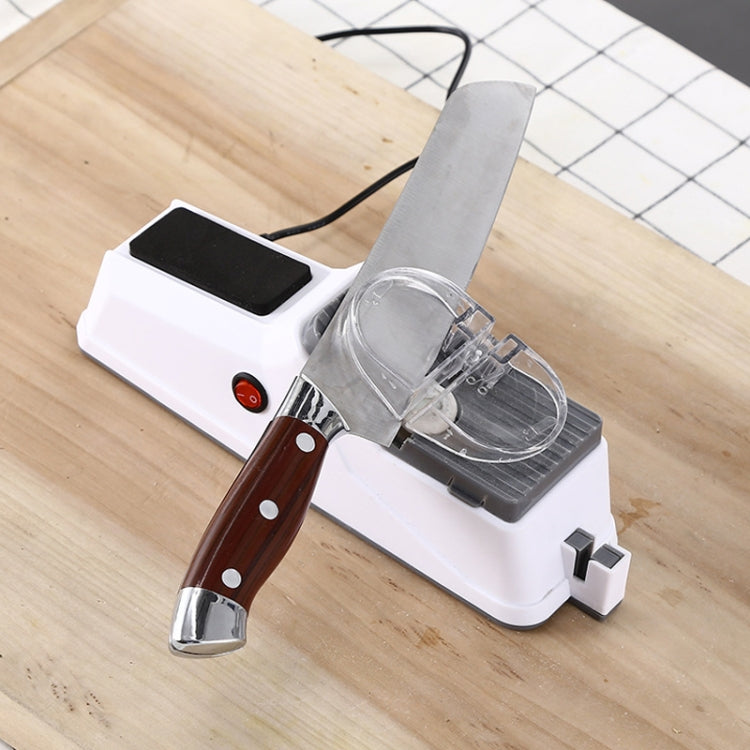 JJ-1 Kitchen Electric Double Sided Knife Sharpener, Specification: USB Plug - HoMEdemic™ 