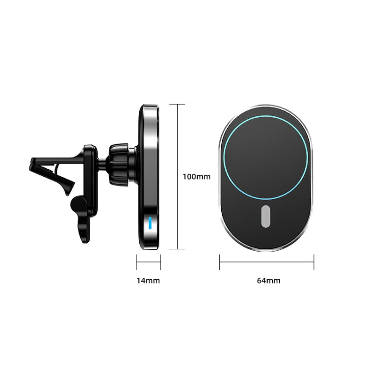 JJT-968 15W Max Output Magnetic Car Air Outlet Bracket Wireless Charger, JJT-968 - HoMEdemic™ 