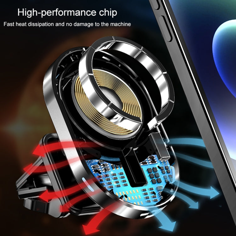 JJT-968 15W Max Output Magnetic Car Air Outlet Bracket Wireless Charger, JJT-968 - HoMEdemic™ 