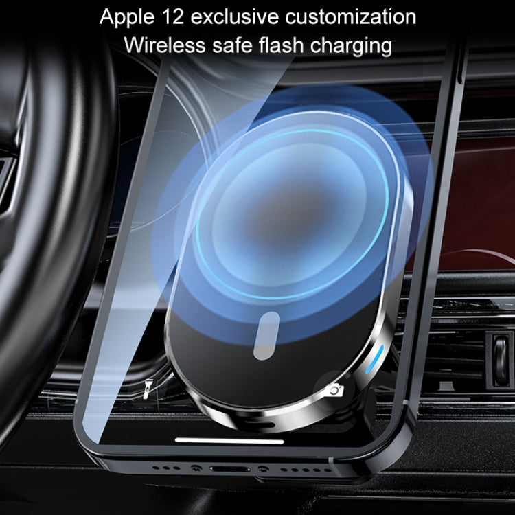 JJT-968 15W Max Output Magnetic Car Air Outlet Bracket Wireless Charger, JJT-968 - HoMEdemic™ 