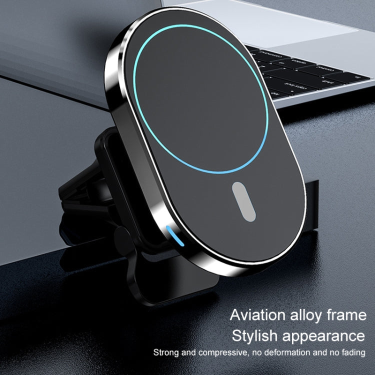 JJT-968 15W Max Output Magnetic Car Air Outlet Bracket Wireless Charger, JJT-968 - HoMEdemic™ 