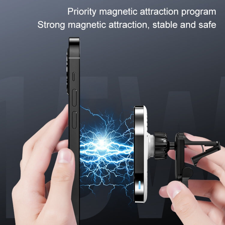 JJT-968 15W Max Output Magnetic Car Air Outlet Bracket Wireless Charger, JJT-968 - HoMEdemic™ 