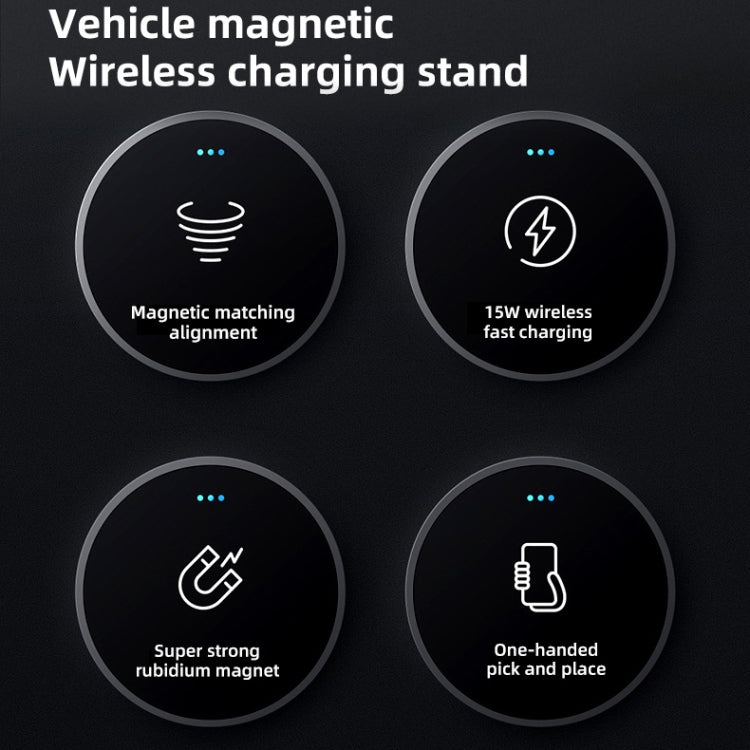 JJT-969 15W Max Output Magnetic Car Air Outlet Bracket Wireless Charger, JJT-969 - HoMEdemic™ 