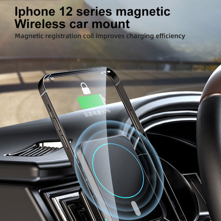JJT-969 15W Max Output Magnetic Car Air Outlet Bracket Wireless Charger, JJT-969 - HoMEdemic™ 