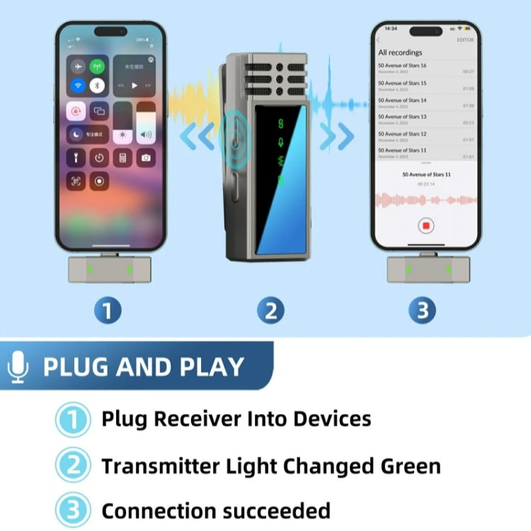 JMARY MW-15 For iPhone / iPad 2.4G Lavalier Wireless Microphone - HoMEdemic™ 