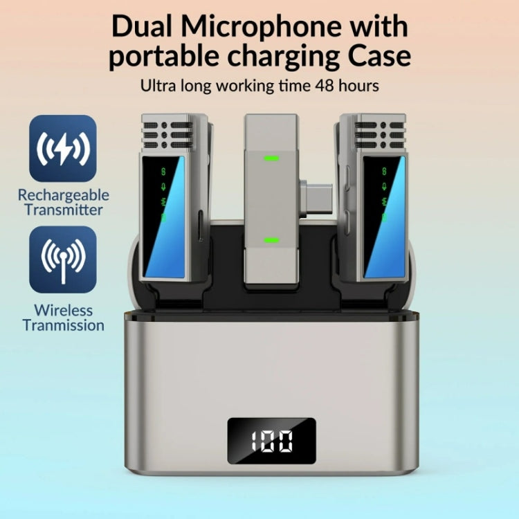JMARY MW-15 USB-C / Type-C Port 2.4G Lavalier Wireless Microphone - HoMEdemic™ 