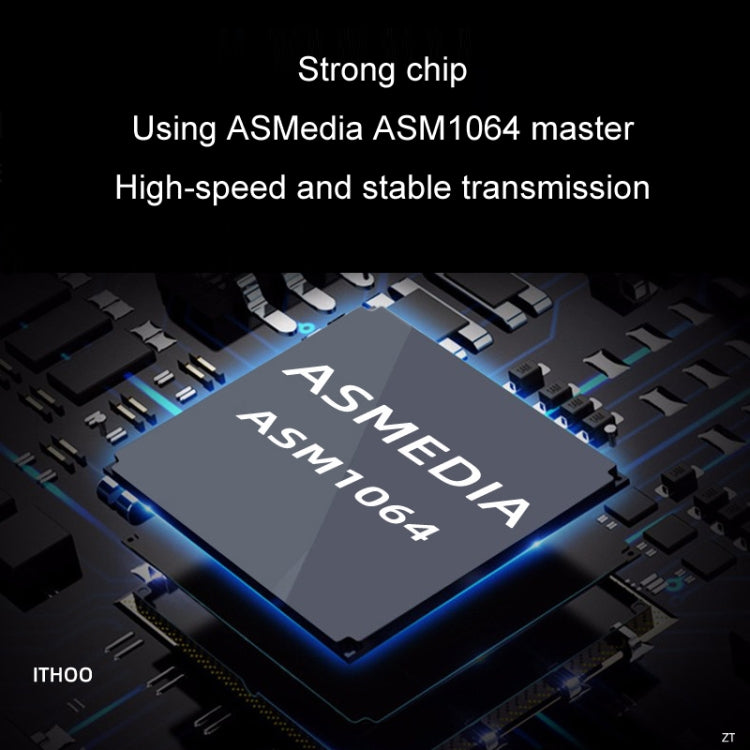JMB582 M2 KEY-M NVME PCI-E To SATA3.0 Hard Disk Transfer Card(M2T4SAT-A01) - HoMEdemic™ 