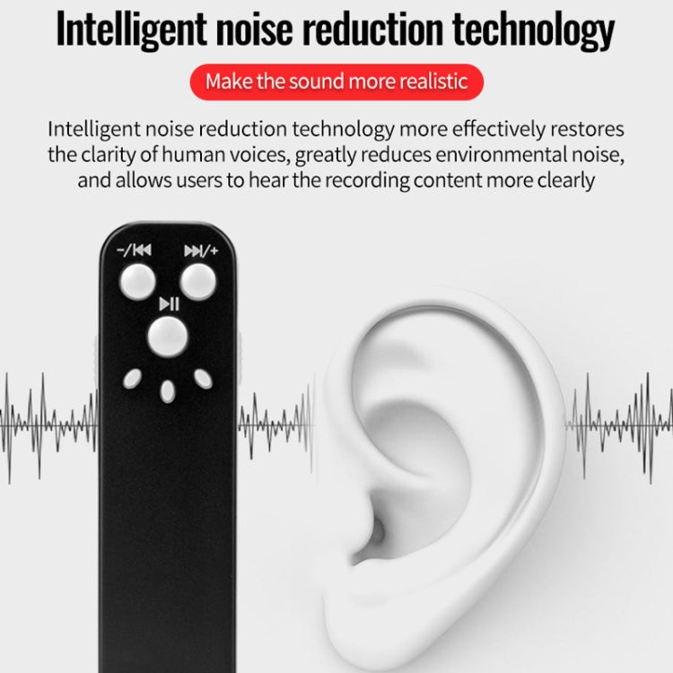 JNN J1 Mini Smart HD Noise Cancelling Voice Recorder, Memory:8GB(Black) - HoMEdemic™ 