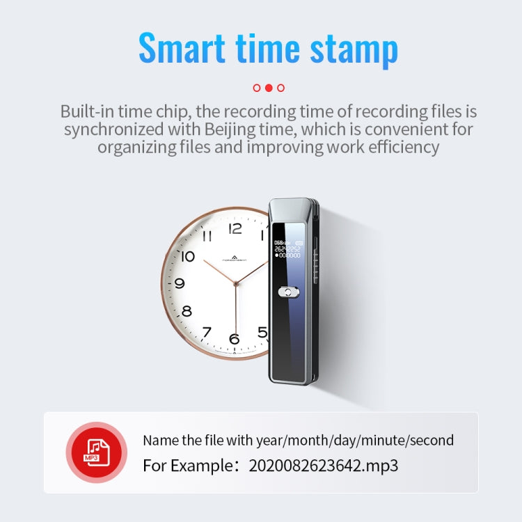 JNN Q7 Mini Portable Voice Recorder with OLED Screen, Memory:16GB(Metal Gray) - HoMEdemic™ 