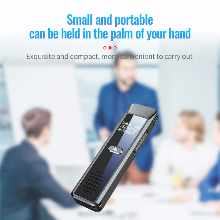 JNN Q7 Mini Portable Voice Recorder with OLED Screen, Memory:16GB(Metal Gray) - HoMEdemic™ 