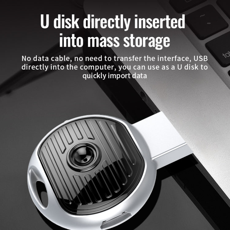 JNN S13 Zinc Alloy U-disk Voice Recorder, Memory:16GB(Silver) - HoMEdemic™ 