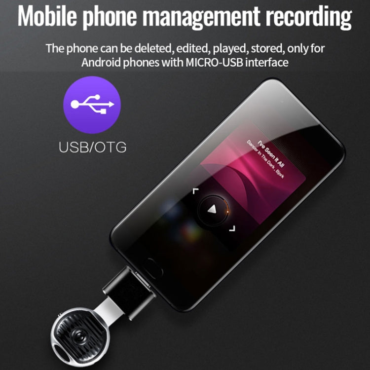 JNN S13 Zinc Alloy U-disk Voice Recorder, Memory:4GB(Silver) - HoMEdemic™ 