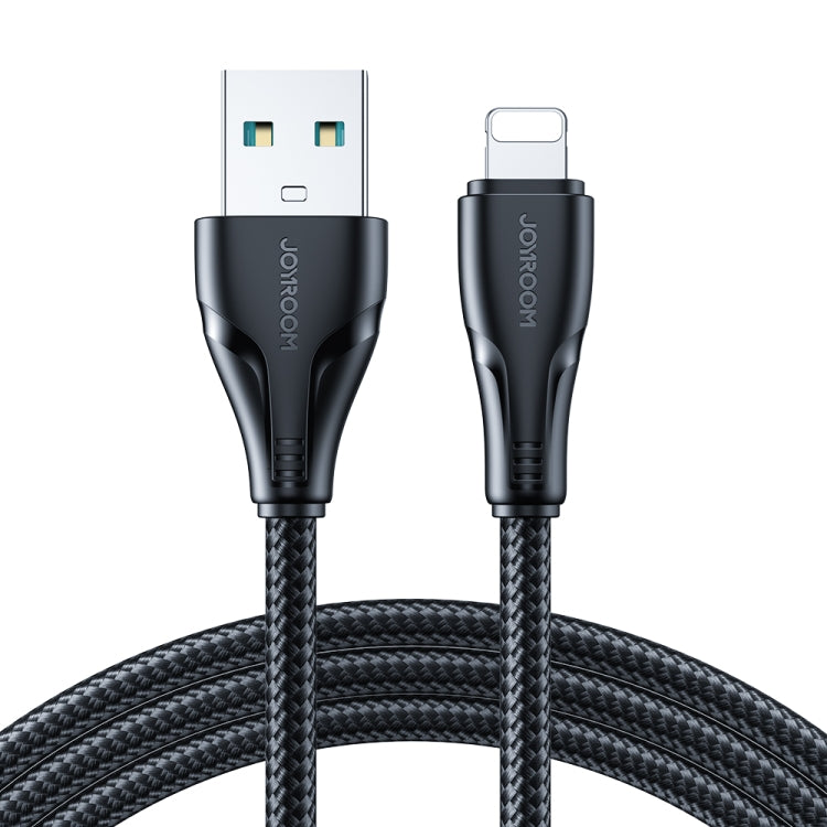 JOYROOM 2.4A USB to 8 Pin Surpass Series Fast Charging Data Cable, Length:0.25m(Black) - HoMEdemic™ 