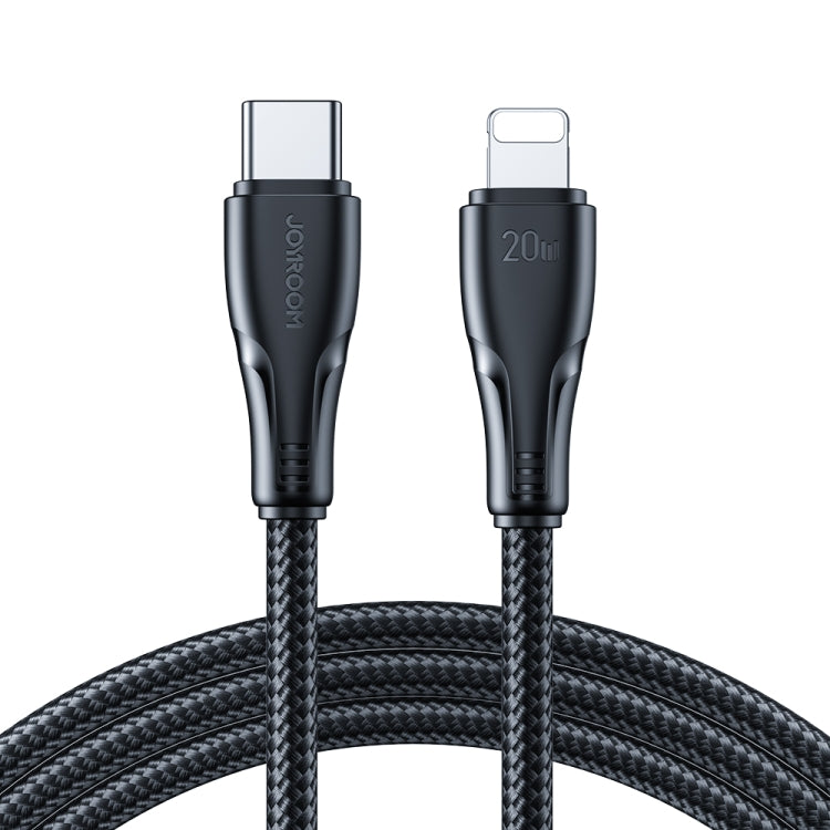 JOYROOM 20W Type-C to 8 Pin Surpass Series Fast Charging Data Cable, Length:0.25m(Black) - HoMEdemic™ 