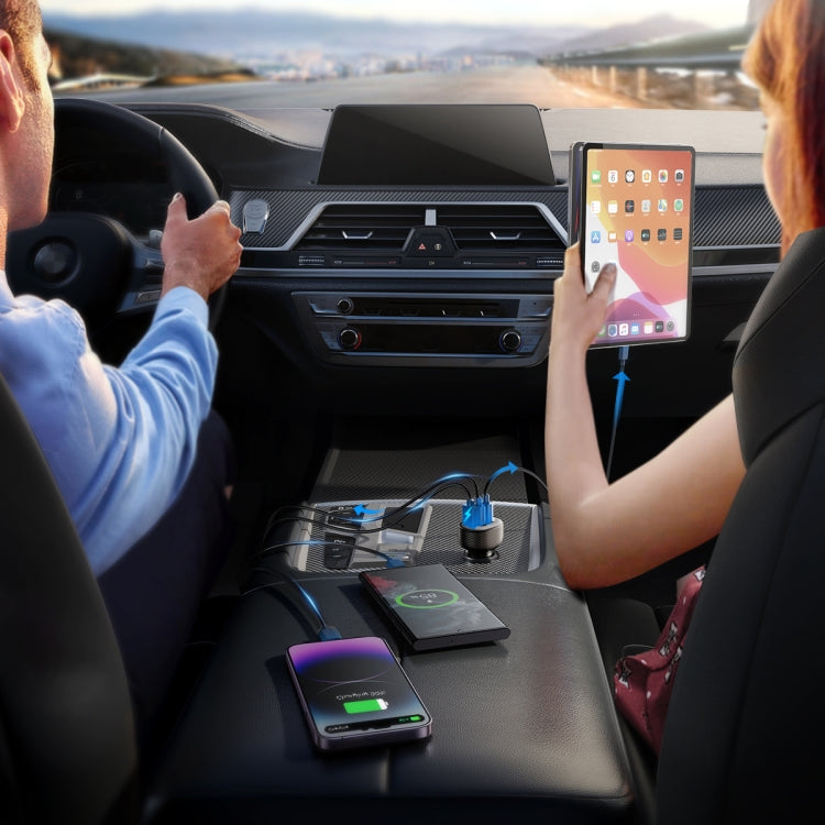 JOYROOM JR-CCD03 3.4A 3 x USB Ports Digital Display Car Charger(Black) - HoMEdemic™ 