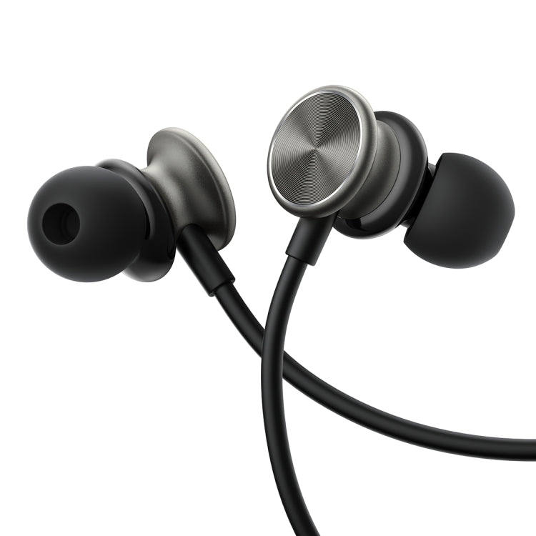 JOYROOM JR-EW03 3.5mm In-Ear Metal Wired Earphone, Length: 1.2m(Black) - HoMEdemic™ 