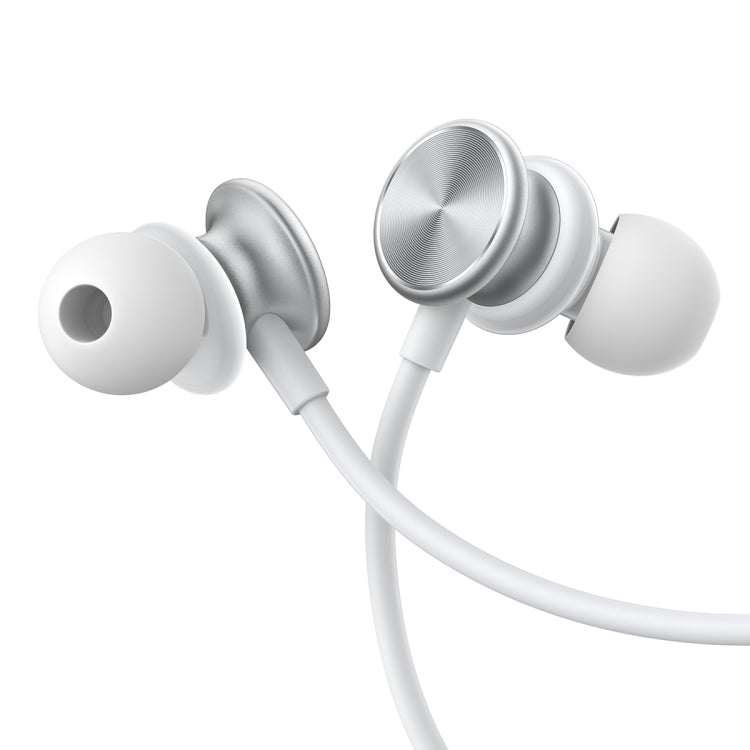 JOYROOM JR-EW03 3.5mm In-Ear Metal Wired Earphone, Length: 1.2m(White) - HoMEdemic™ 