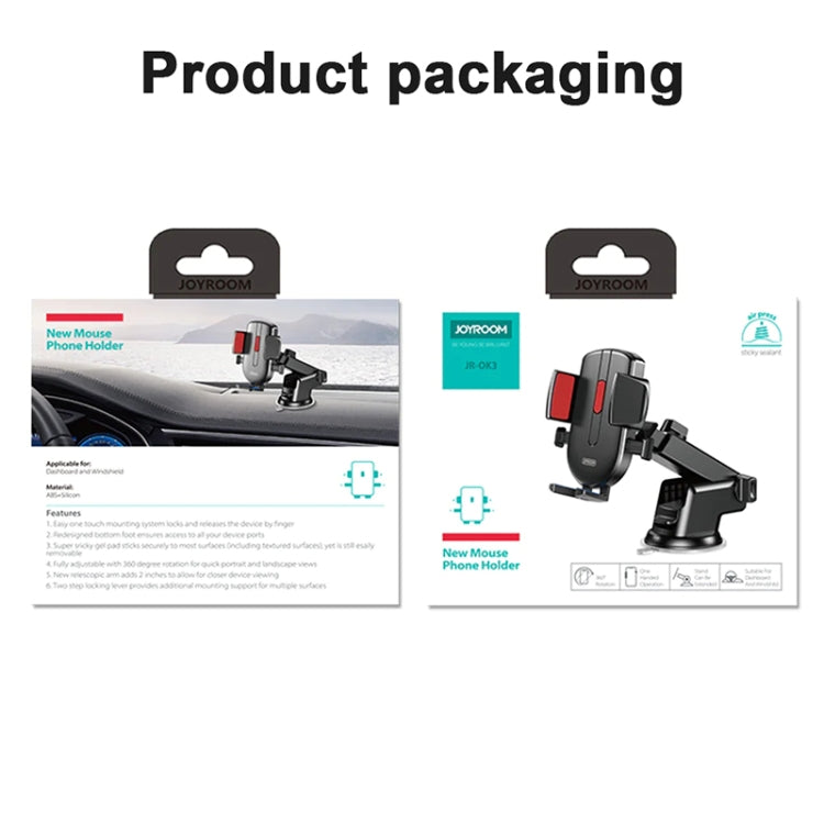 JOYROOM JR-OK3 Car New Mouse Phone Holder (Black) - HoMEdemic™ 
