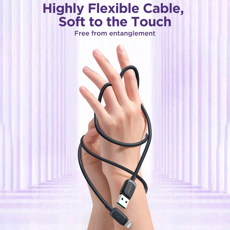 JOYROOM S-AL012A14 Multi-Color Series 2.4A USB to 8 Pin Fast Charging Data Cable, Length:1.2m(Black) - HoMEdemic™ 