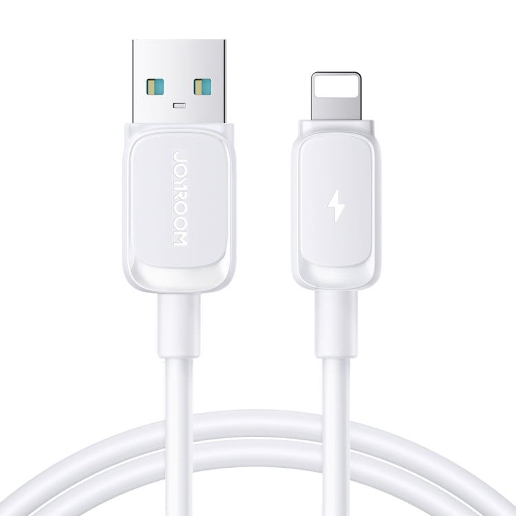 JOYROOM S-AL012A14 Multi-Color Series 2.4A USB to 8 Pin Fast Charging Data Cable, Length:1.2m(White) - HoMEdemic™ 