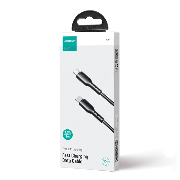 JOYROOM SA26-CL3 Flash Charge Series 30W USB-C / Type-C to 8 Pin Fast Charging Data Cable, Cable Length:1m(Black) - HoMEdemic™ 