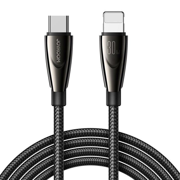 JOYROOM SA31-CL3 30W USB-C/Type-C to 8 Pin Fast Charge Data Cable, Length: 1.2m(Black) - HoMEdemic™ 