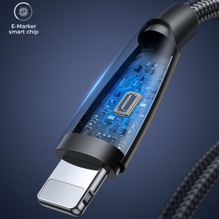 JOYROOM SA31-CL3 30W USB-C/Type-C to 8 Pin Fast Charge Data Cable, Length: 1.2m(Black) - HoMEdemic™ 